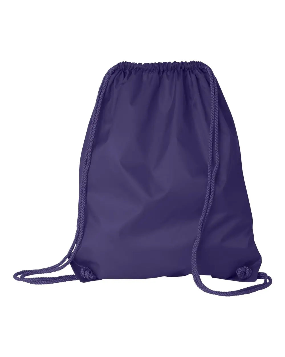 Liberty Bags 8882 Large Drawstring Pack with Durocord - Purple - one Size Fits Most