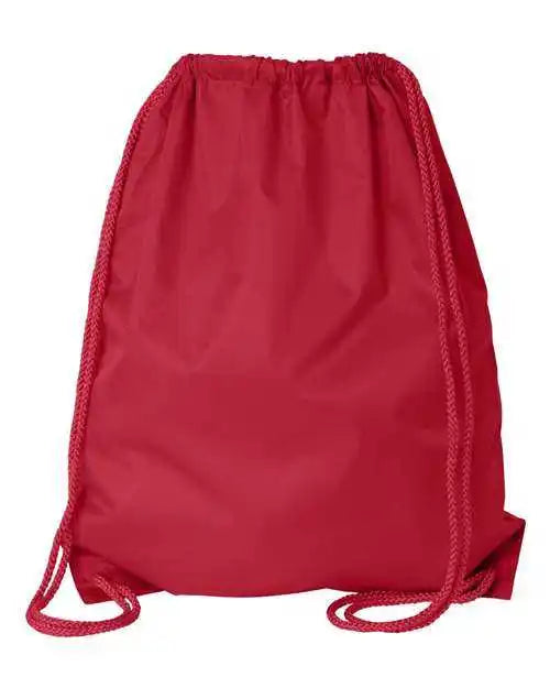 Liberty Bags 8882 Large Drawstring Pack with Durocord - Red - one Size Fits Most
