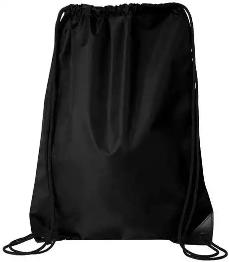 Liberty Bags 8886 Value Drawstring Backpack - Black - one Size Fits Most