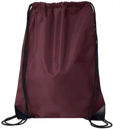 Liberty Bags 8886 Value Drawstring Backpack - Maroon - one Size Fits Most