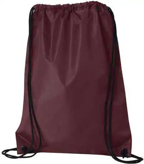 Liberty Bags 8886 Value Drawstring Backpack - Maroon - one Size Fits Most