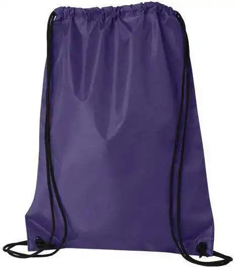 Liberty Bags 8886 Value Drawstring Backpack - Purple - one Size Fits Most
