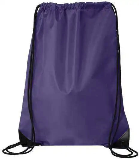 Liberty Bags 8886 Value Drawstring Backpack - Purple - one Size Fits Most