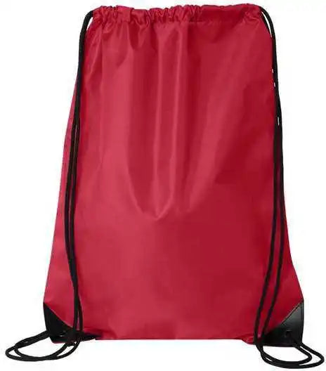 Liberty Bags 8886 Value Drawstring Backpack - Red - one Size Fits Most