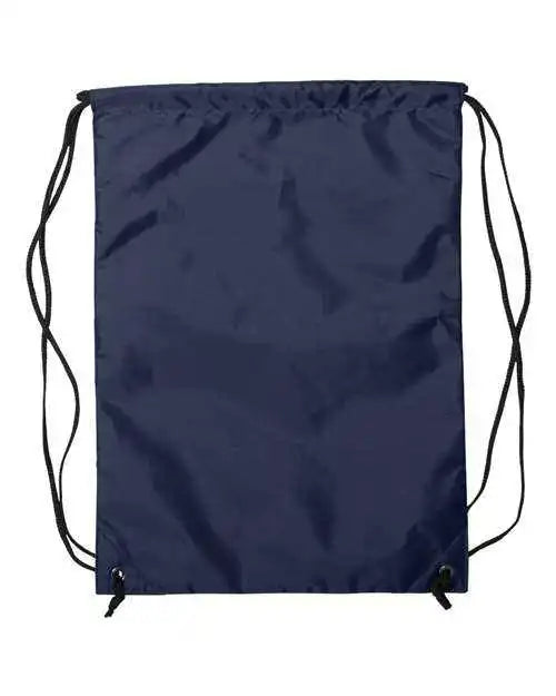 Liberty Bags 8888 Zippered Drawstring Backpack - Navy - one Size Fits Most