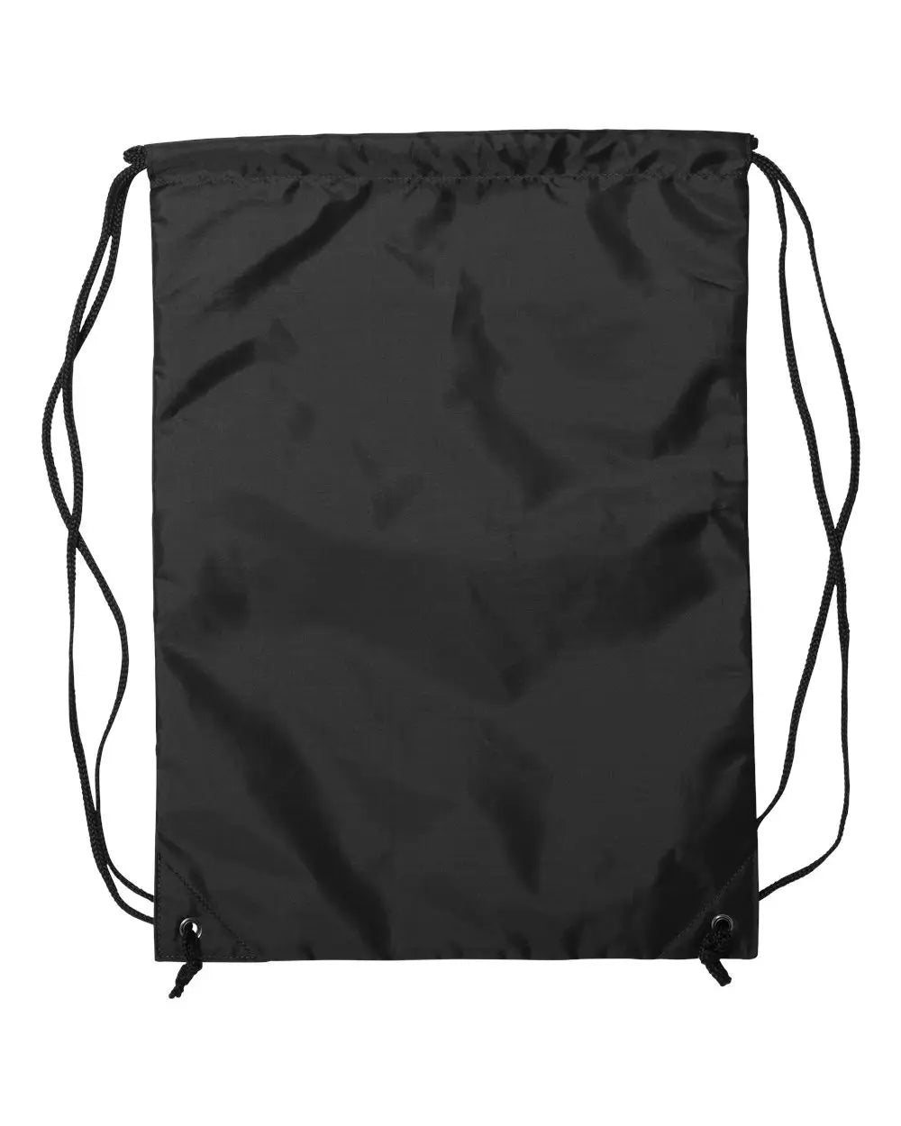 Liberty Bags 8888lb Zippered Drawstring Backpack - 8888 - Black - one Size Fits Most