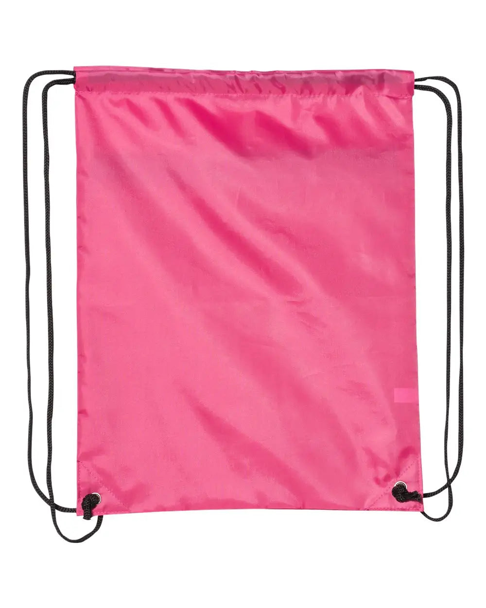Liberty Bags 8888lb Zippered Drawstring Backpack - 8888 - Hot Pink - one Size Fits Most