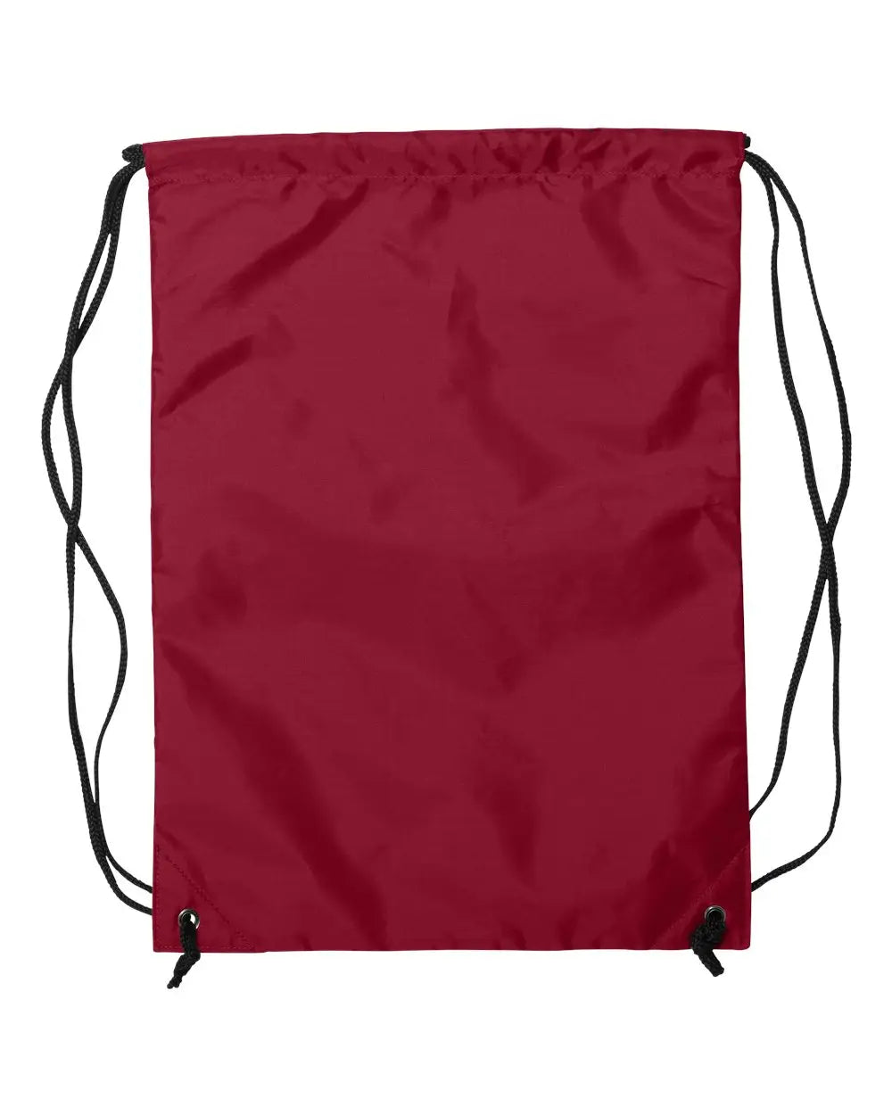 Liberty Bags 8888lb Zippered Drawstring Backpack - 8888 - Red - one Size Fits Most