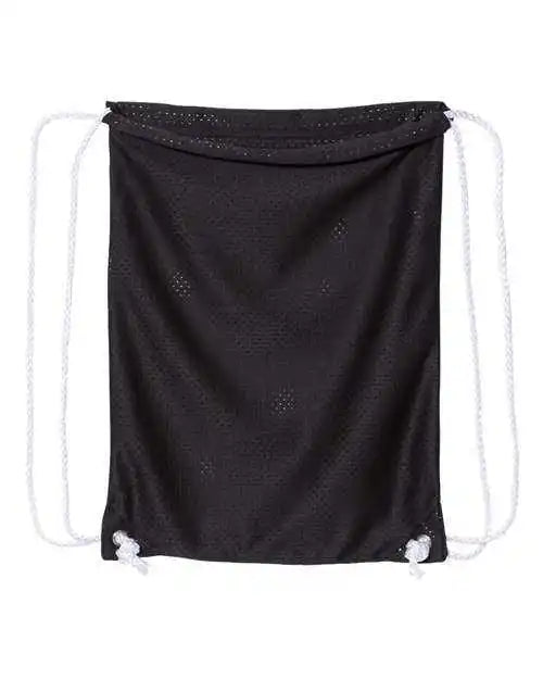 Liberty Bags 8895 Mesh Drawstring Backpack - Black - one Size Fits Most