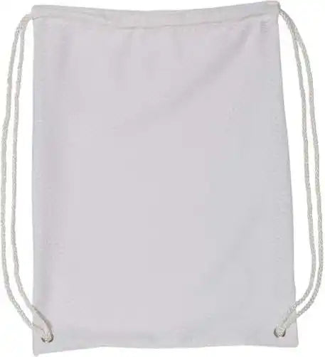 Liberty Bags 8895 Mesh Drawstring Backpack - White - one Size Fits Most