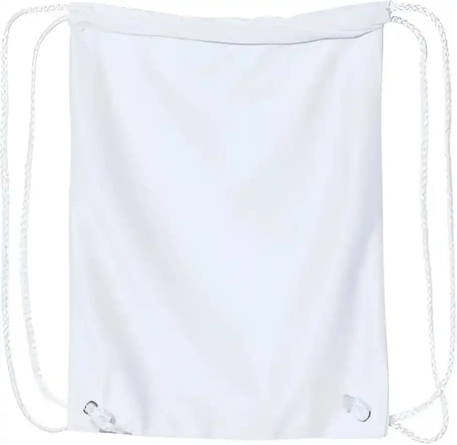 Liberty Bags 8895 Mesh Drawstring Backpack - White - one Size Fits Most