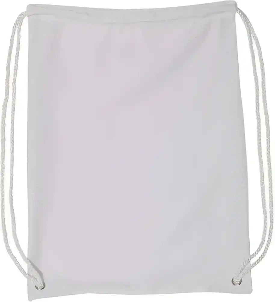 Liberty Bags 8895 Mesh Drawstring Backpack - White - one Size Fits Most