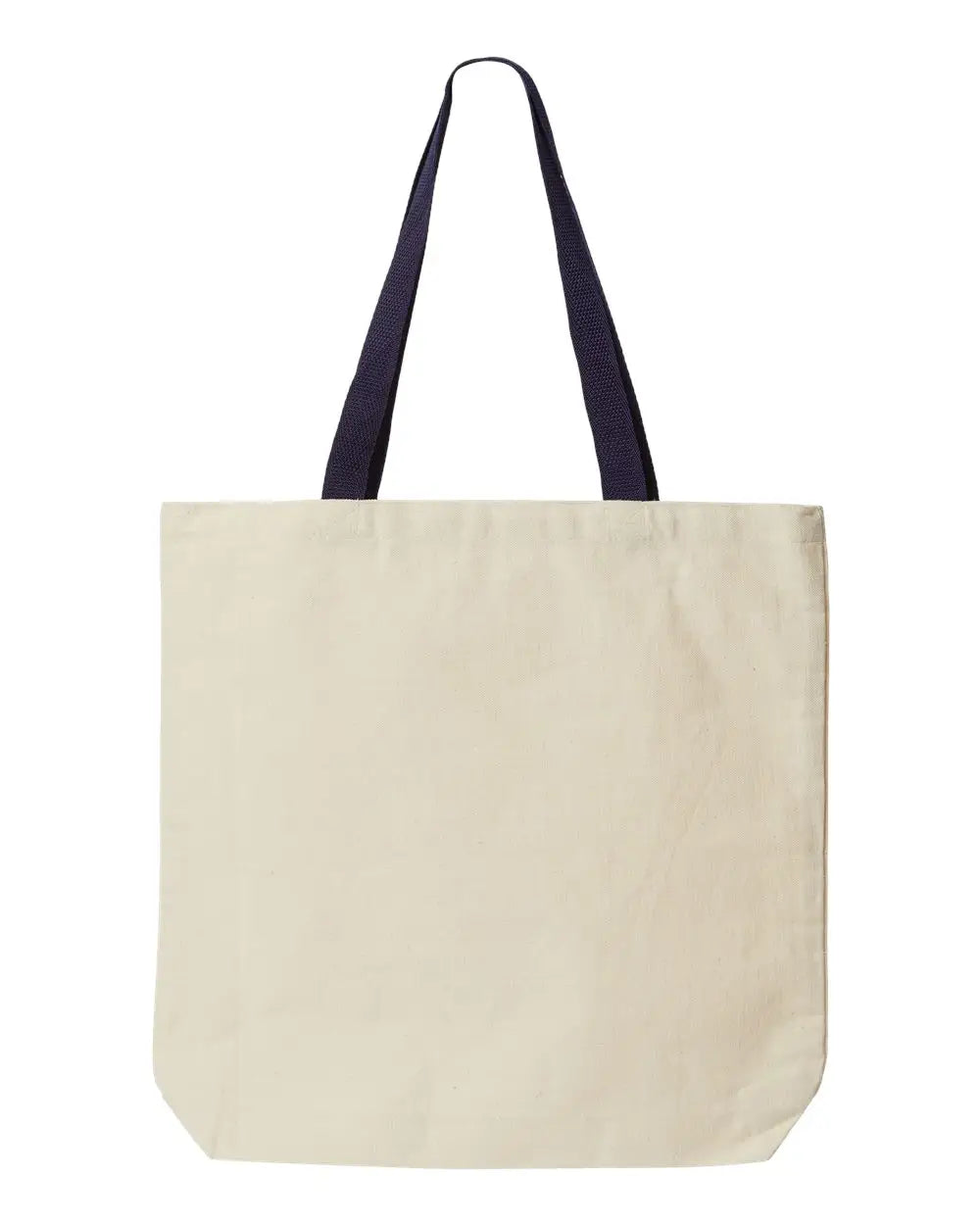 Liberty Bags 9868 Jennifer Cotton Canvas Tote - Natural Navy - Ivory / one Size Fits Most