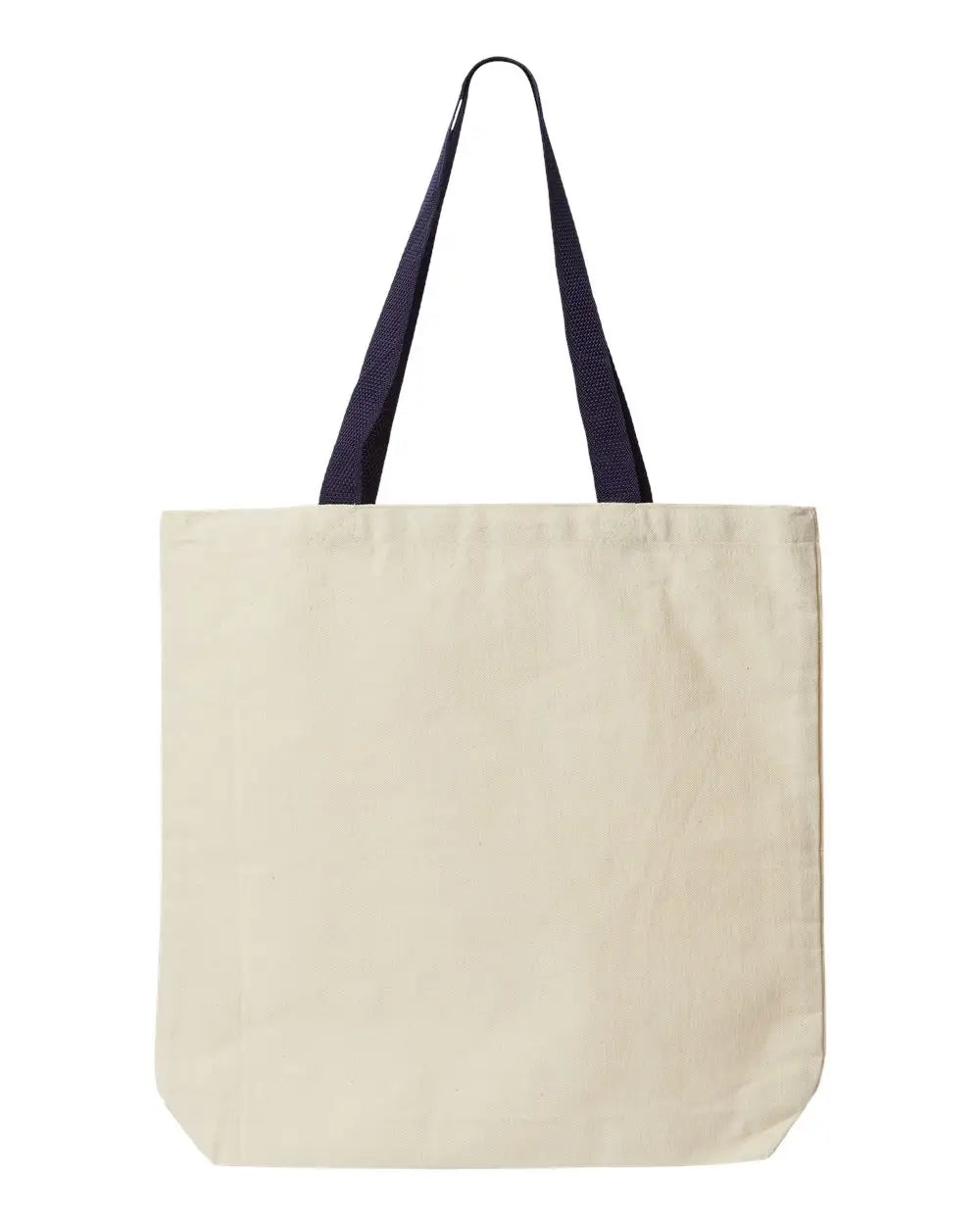 Liberty Bags 9868 Jennifer Cotton Canvas Tote - Natural Navy - Ivory / one Size Fits Most