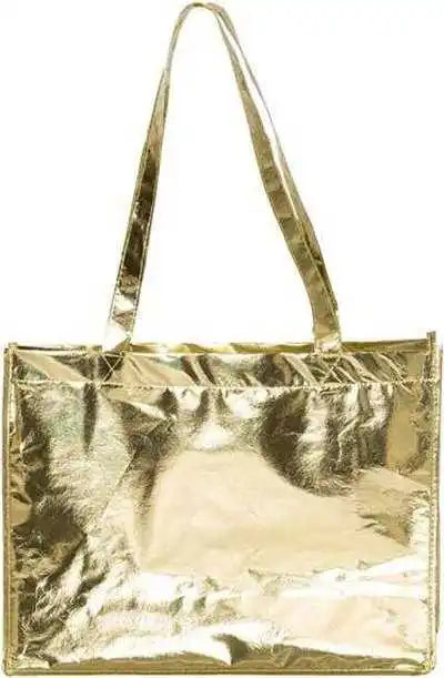 Liberty Bags A134m Metallic Large Tote - Gold