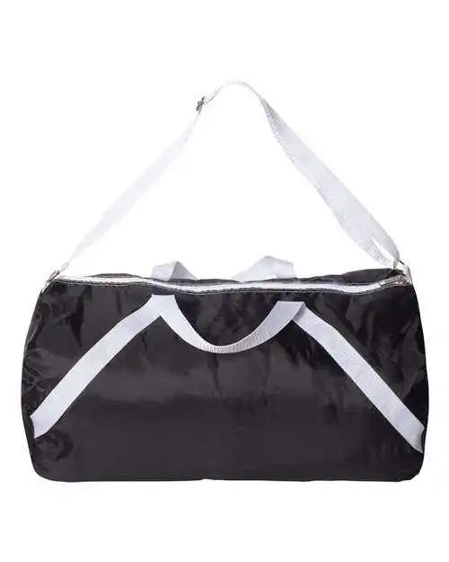 Liberty Bags Ft004 18’’ Nylon Roll Duffel Bag - Black - one Size Fits Most