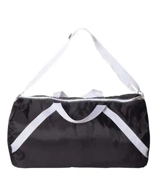 Liberty Bags Ft004 18’’ Nylon Roll Duffel Bag - Black - one Size Fits Most
