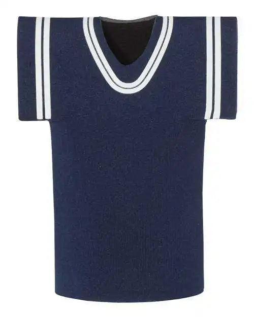 Liberty Bags Ft008 Collapsible Jersey Foam can & Bottle Holder - Navy - one Size Fits Most