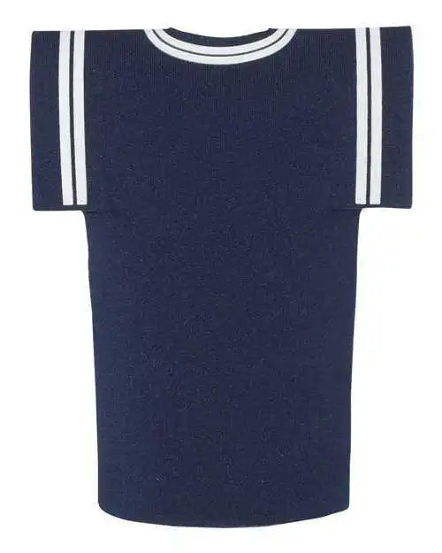 Liberty Bags Ft008 Collapsible Jersey Foam can &amp; Bottle Holder - Navy - one Size Fits Most