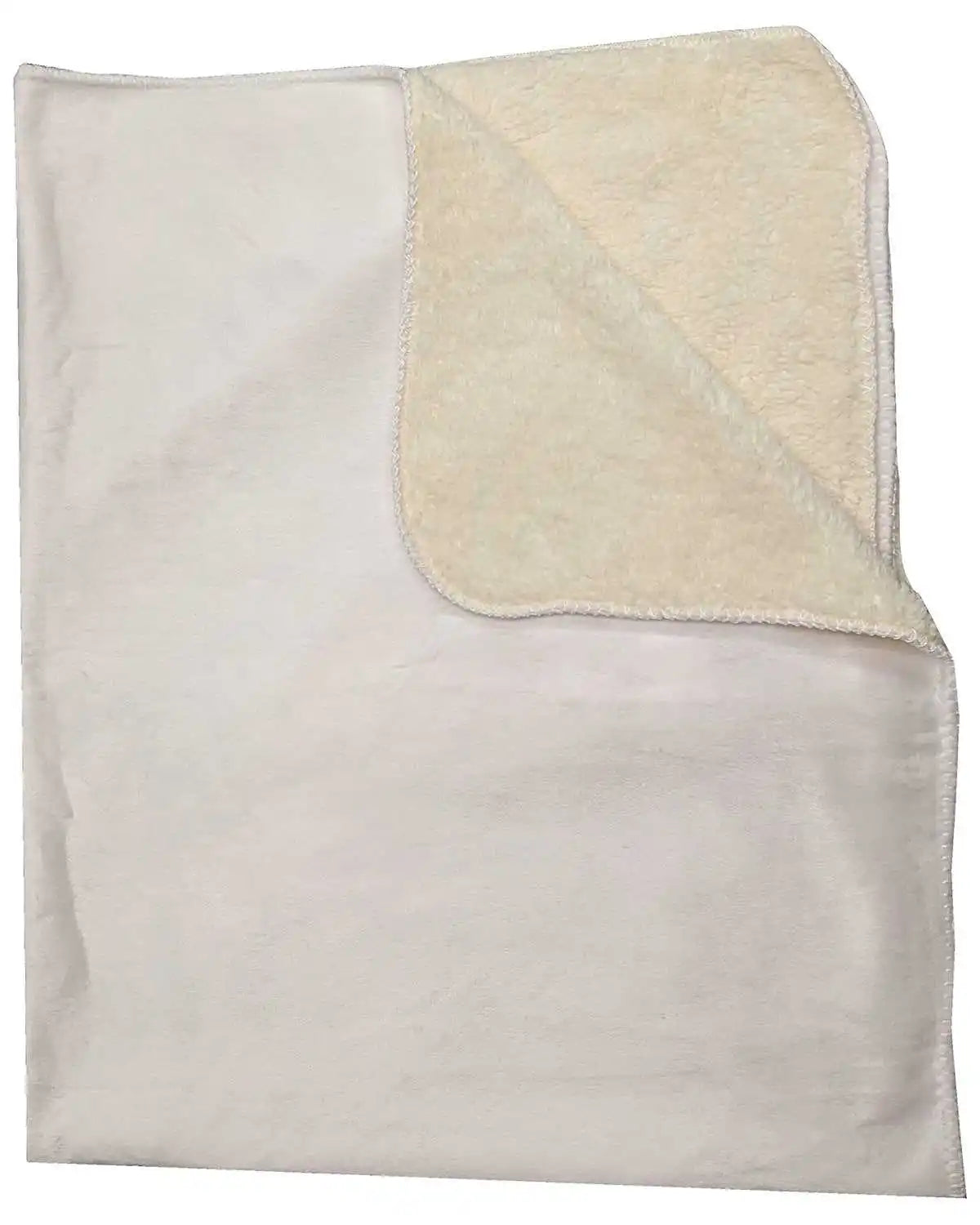 Liberty Bags Psb5060ms Sublimation Micro Mink Sherpa Plush Blanket - White - Osfm