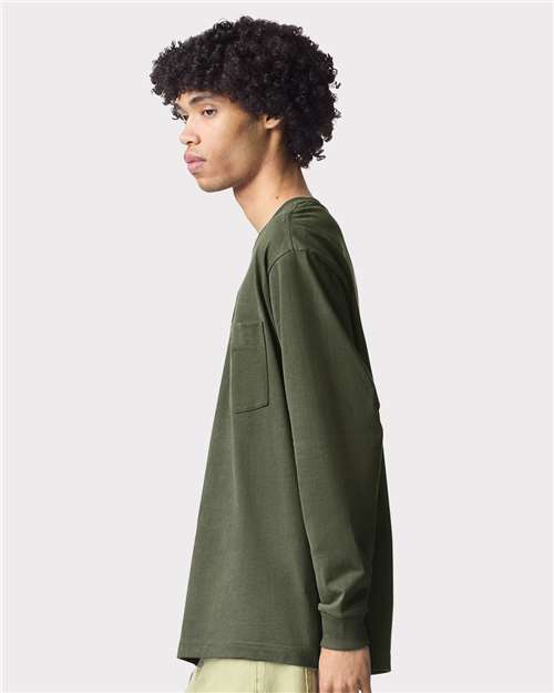 Lieutenant Super Heavyweight Long Sleeve Pocket Tee - 9410