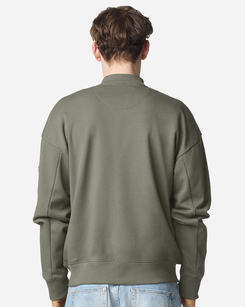 Lieutenant Unisex French Terry Bomber Jacket - FTJ77 plain