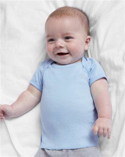 Light Blue Infant Baby Rib Tee - 3400