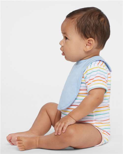 Light Blue Infant Premium Jersey Bib - 1005