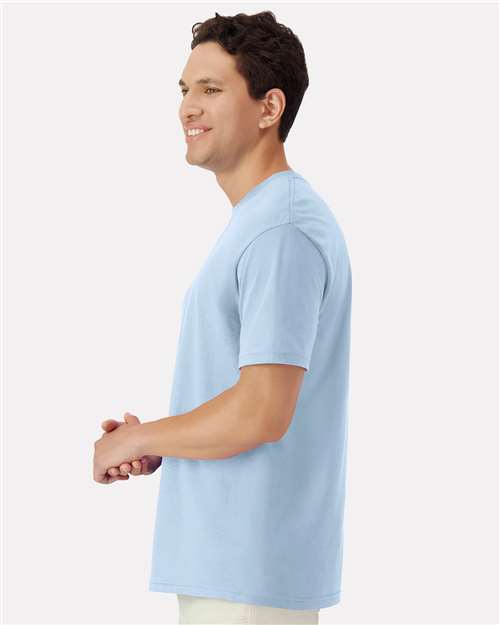 Light Blue Light Cotton T-Shirt - 3000