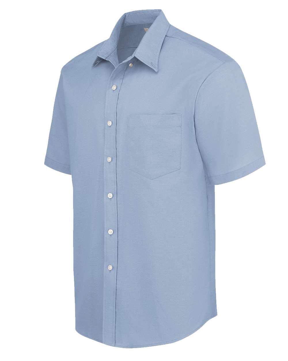 Light Blue Short Sleeve Oxford Shirt - SSS46
