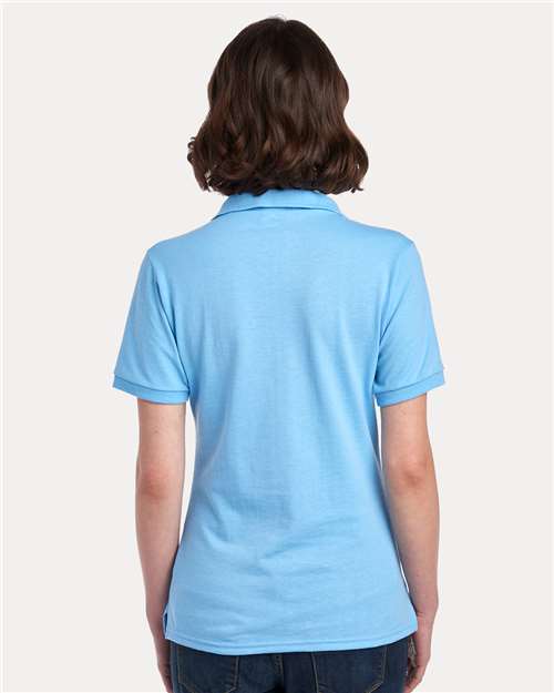 Light Blue Women&#39;s Dri-Power® Polo - 437F