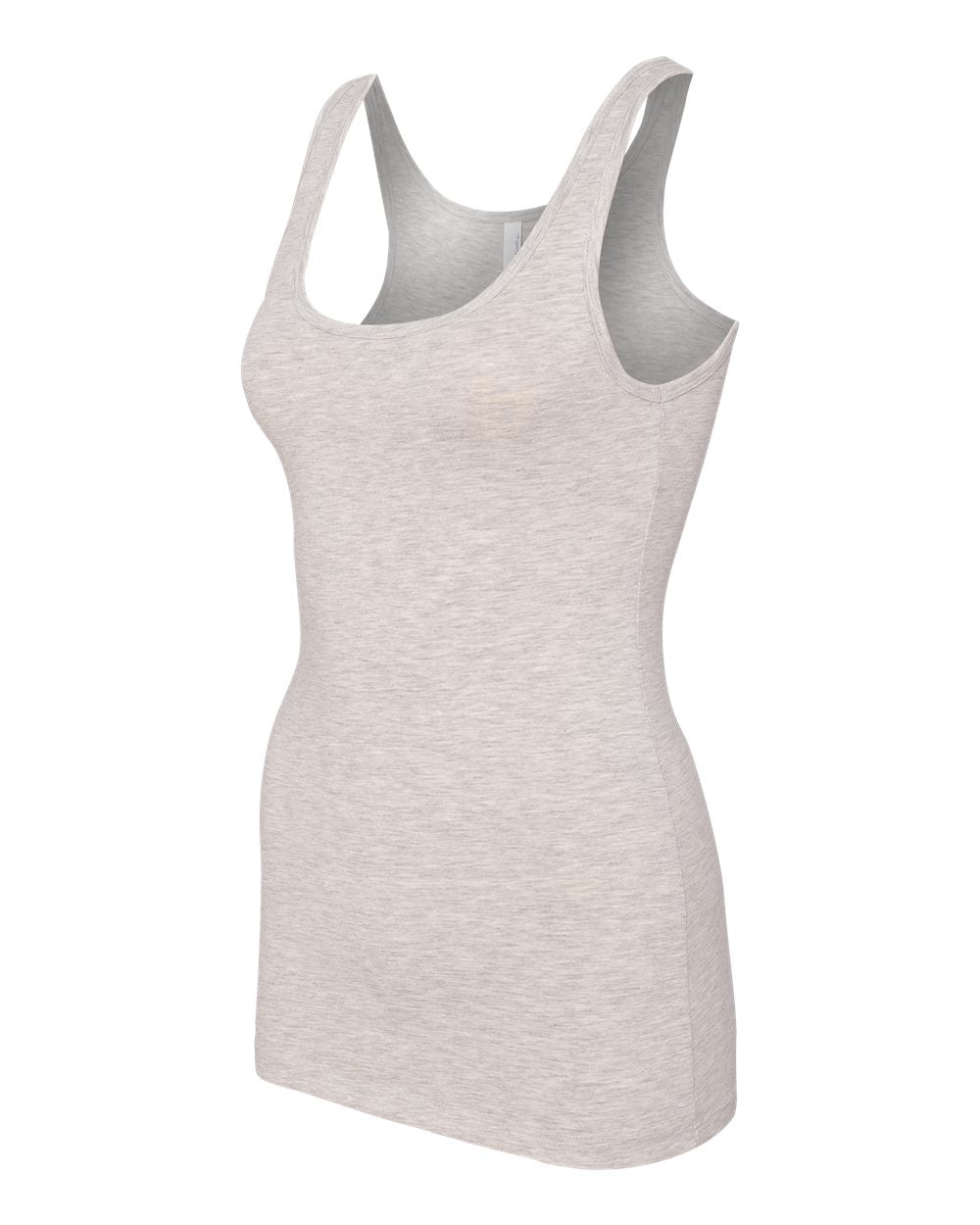 Light Heather Grey Women’s Spandex Jersey Tank - 3533