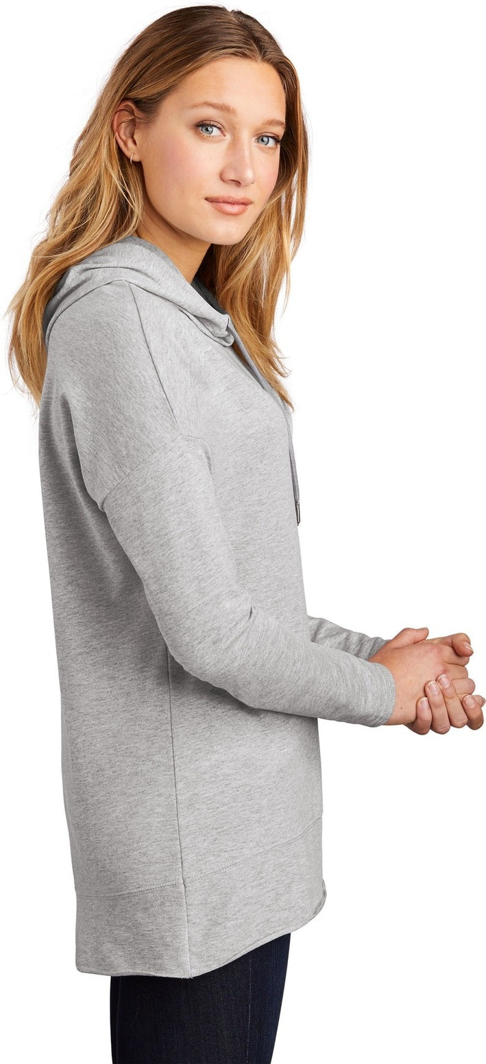 Light Hthr Gry District Women's Featherweight French Terry Hoodie DT671