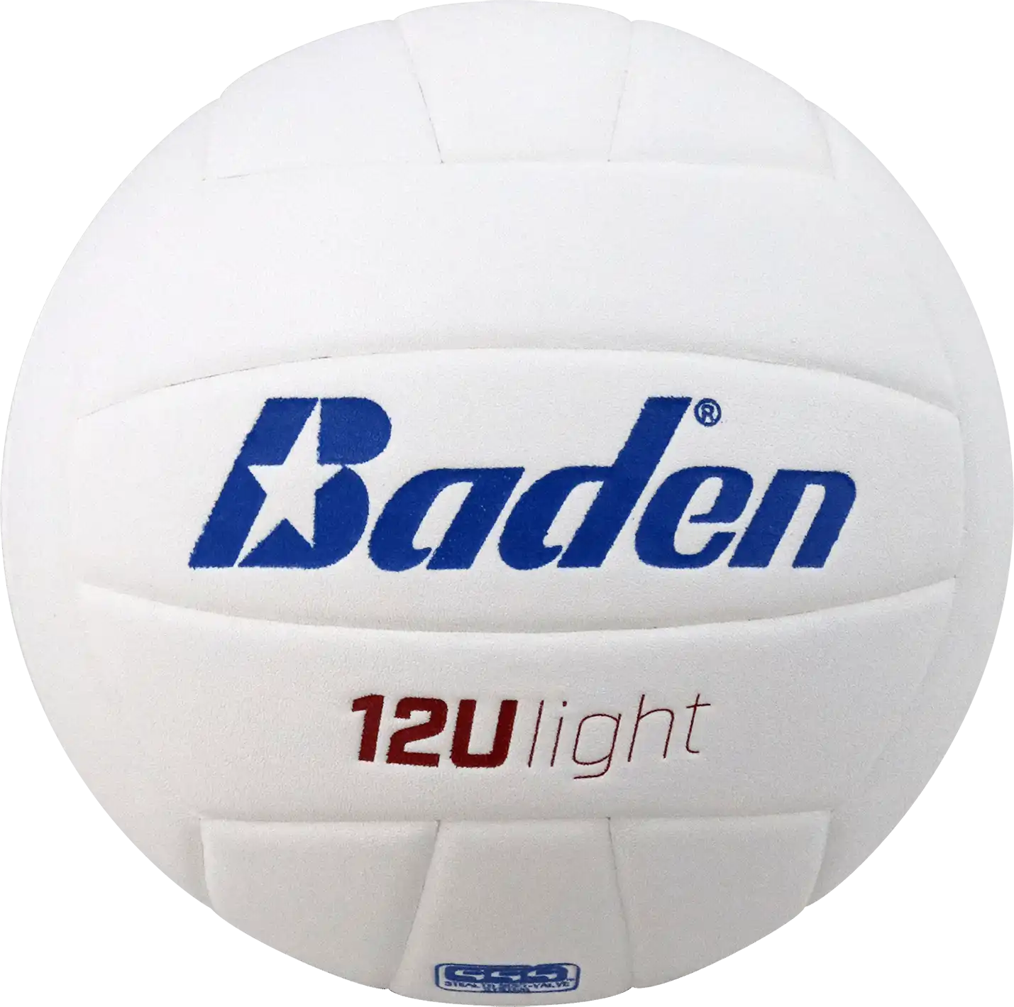 Light Microfiber Volleyball - Red/white/navy