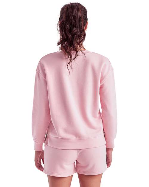 Light Pink Women&#39;s Billie Side-Zip Sweatshirt - TD600