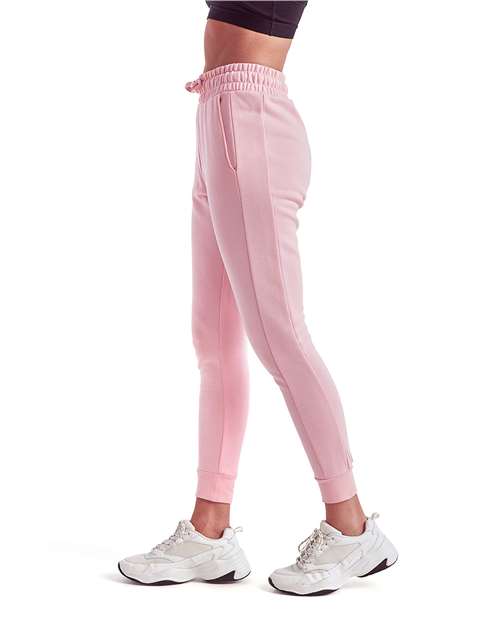 Light Pink Women&#39;s Fitted Maria Joggers - TD055