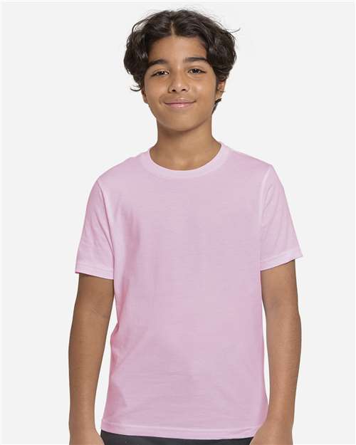 Light Pink Youth Epic Cotton T-Shirt - T1000B