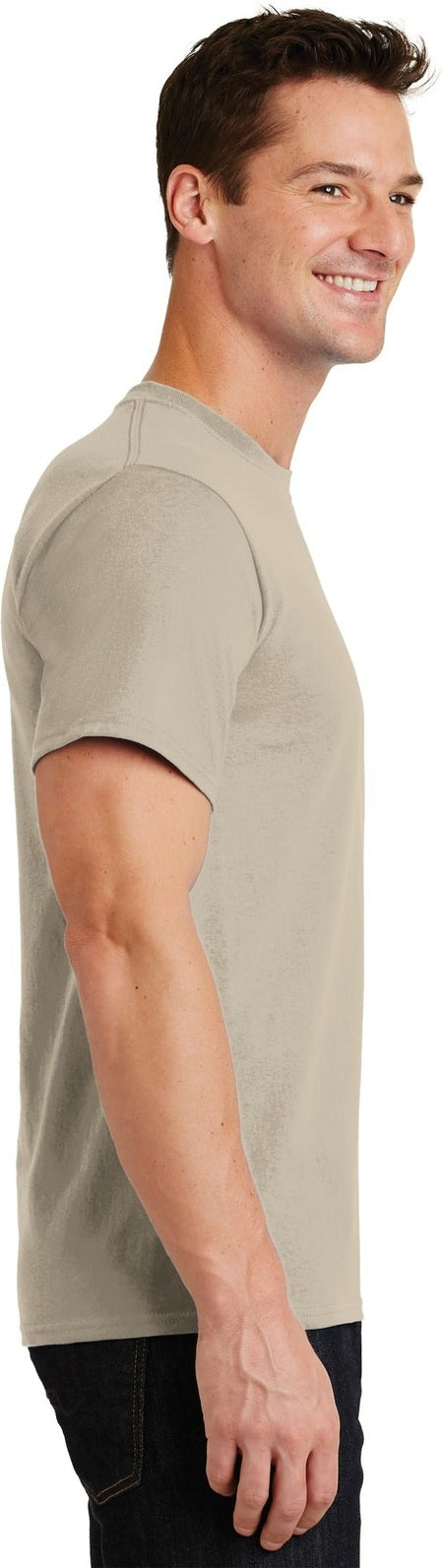 Light Sand Port & Co Essential Tee. PC61