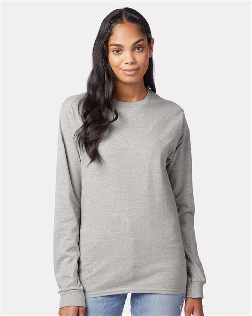 Light Steel Authentic Long Sleeve T-Shirt - 5586