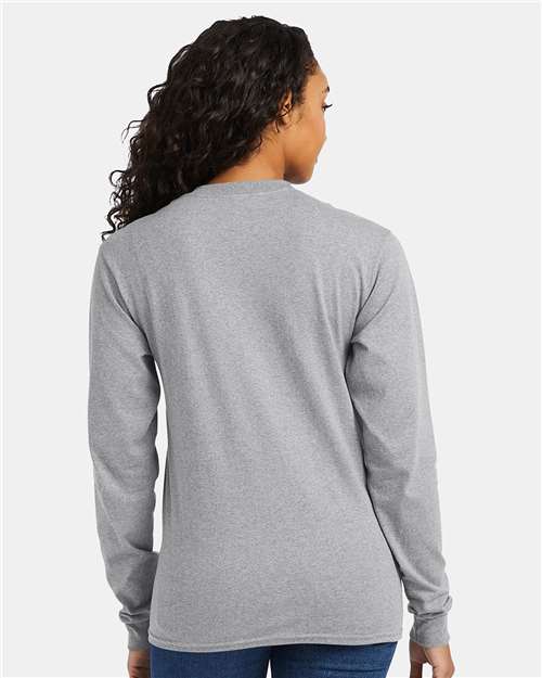 Light Steel Essential-T Long Sleeve T-Shirt - 5286