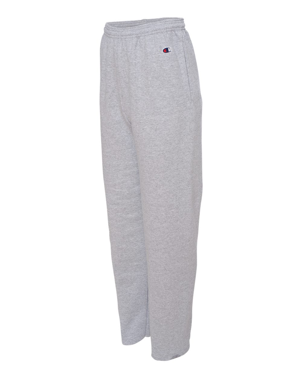 Light Steel Powerblend® Open-Bottom Sweatpants with Pockets - P800