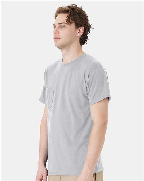 Light Steel Workwear Pocket T-Shirt - W110