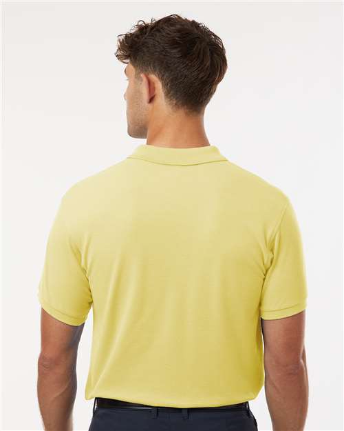 Light Yellow Pique Polo - 62800