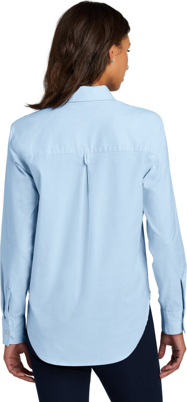 LightBlue Mercer+Mettle Women's Long Sleeve Modern Oxford Shirt MM2003