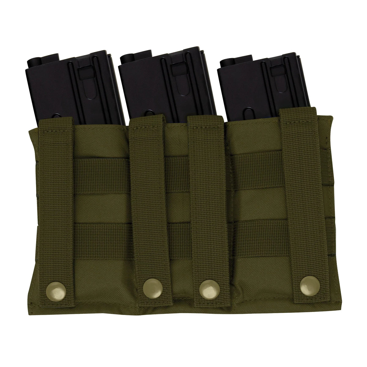 Lightweight 3 Mag Elastic Retention Pouch