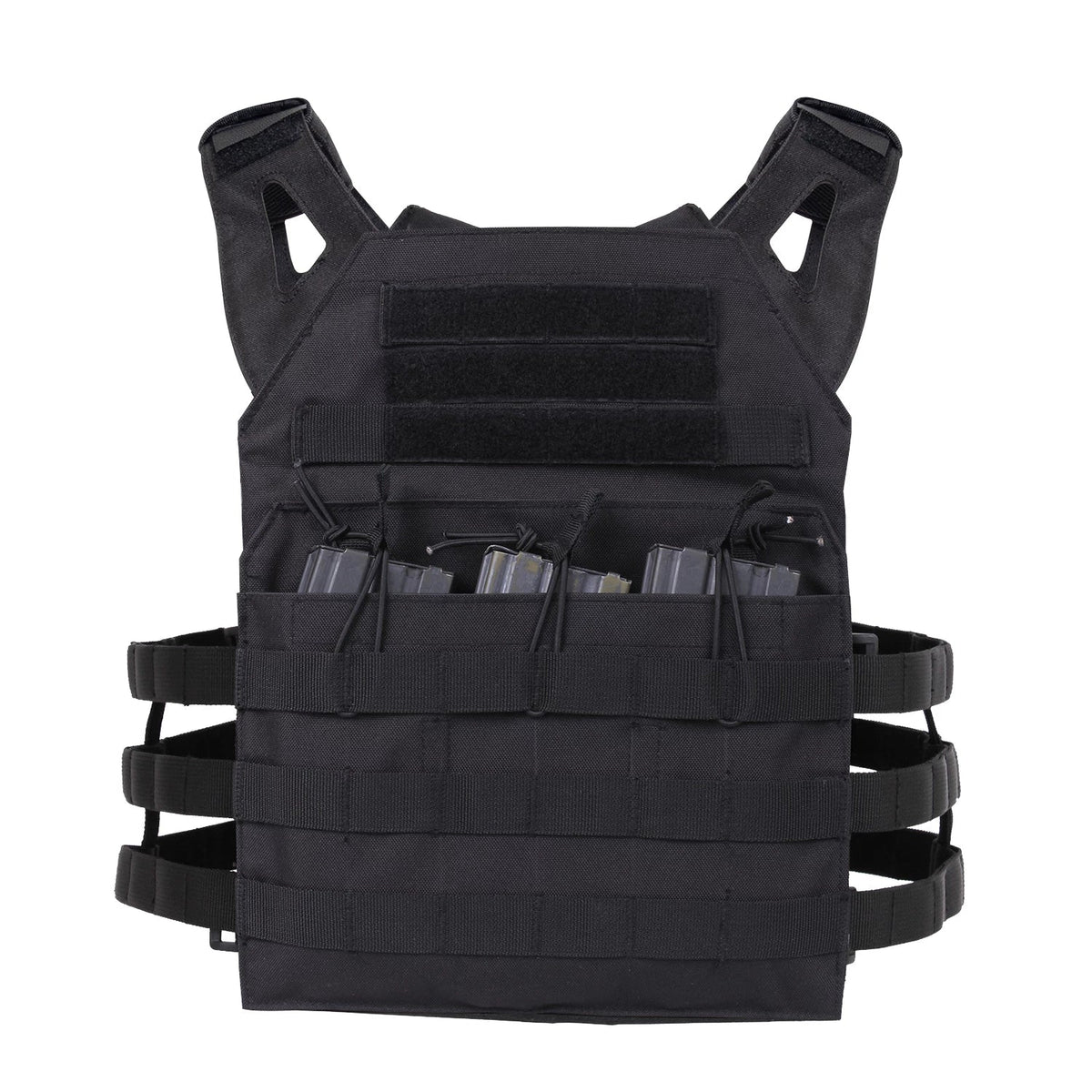 Lightweight Armor Plate Carrier Vest - Black / Regular