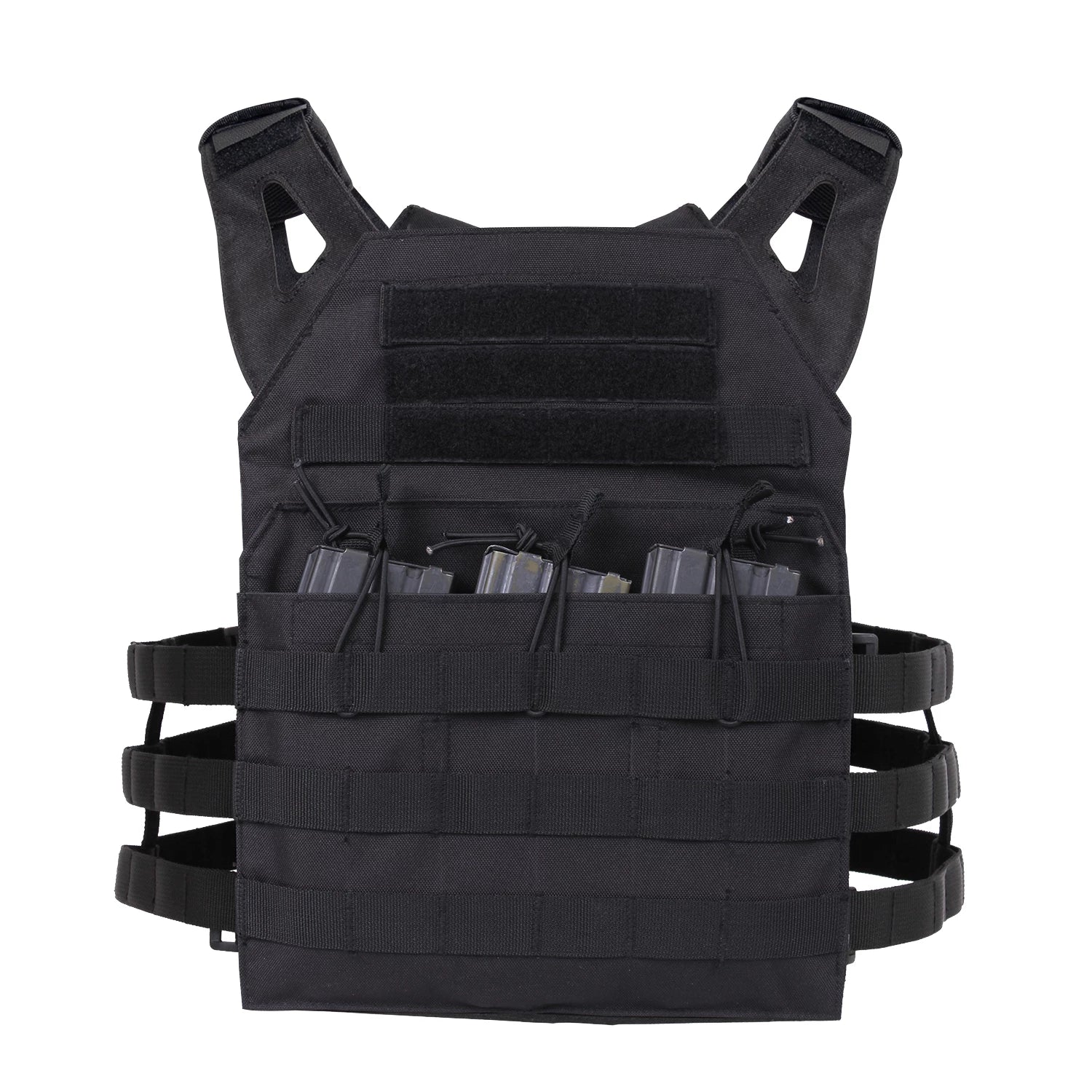 Lightweight Armor Plate Carrier Vest - Black / Regular