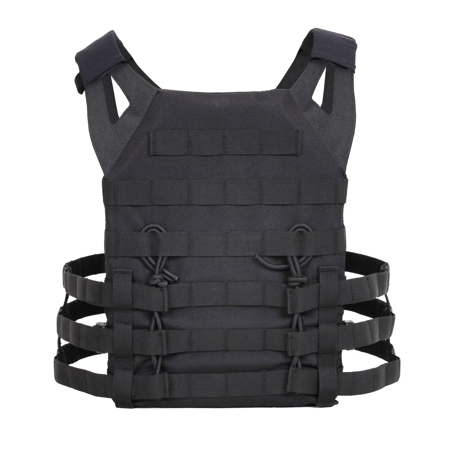 Lightweight Armor Plate Carrier Vest - Black / Regular