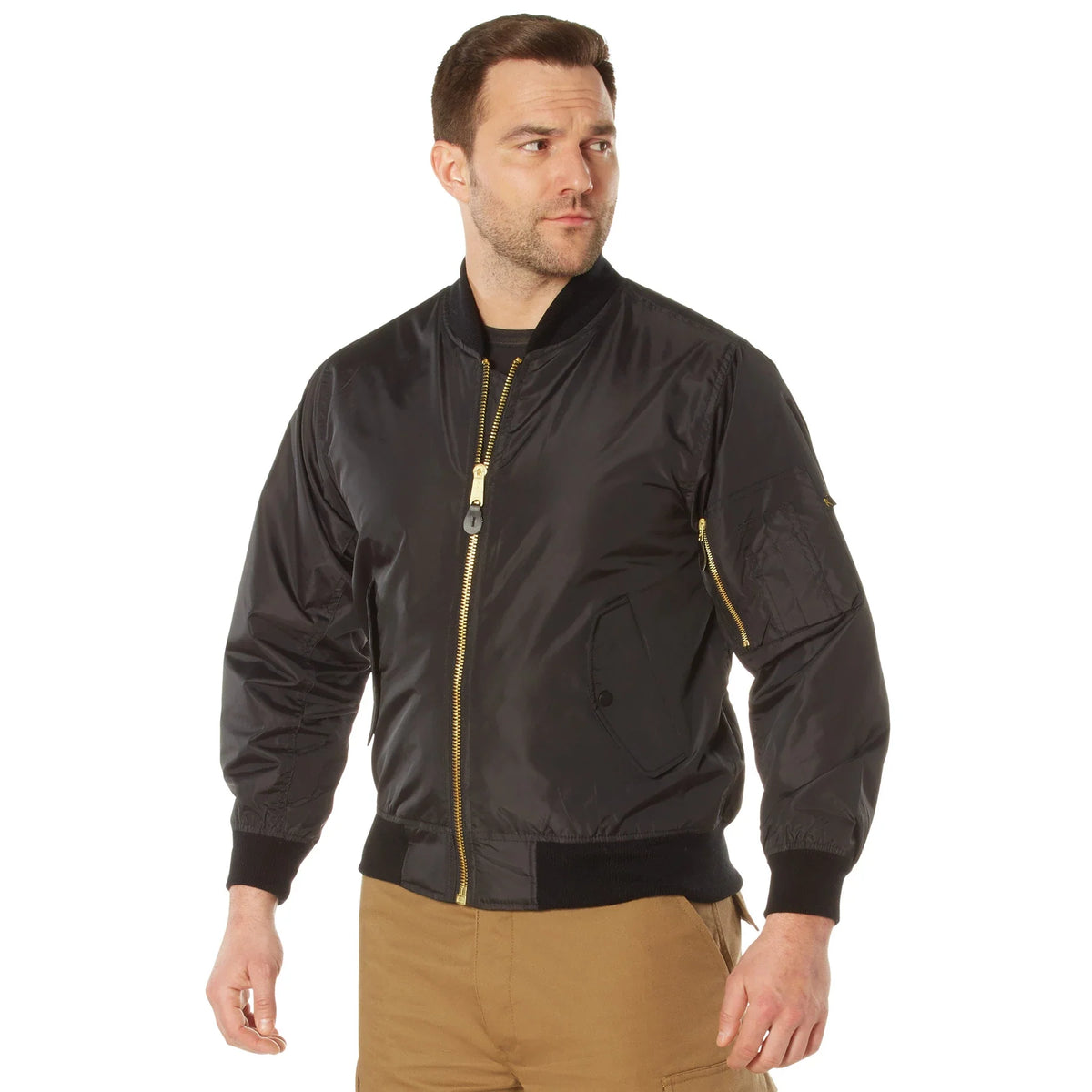 Lightweight Enhanced Nylon Ma-1 Flight Jacket