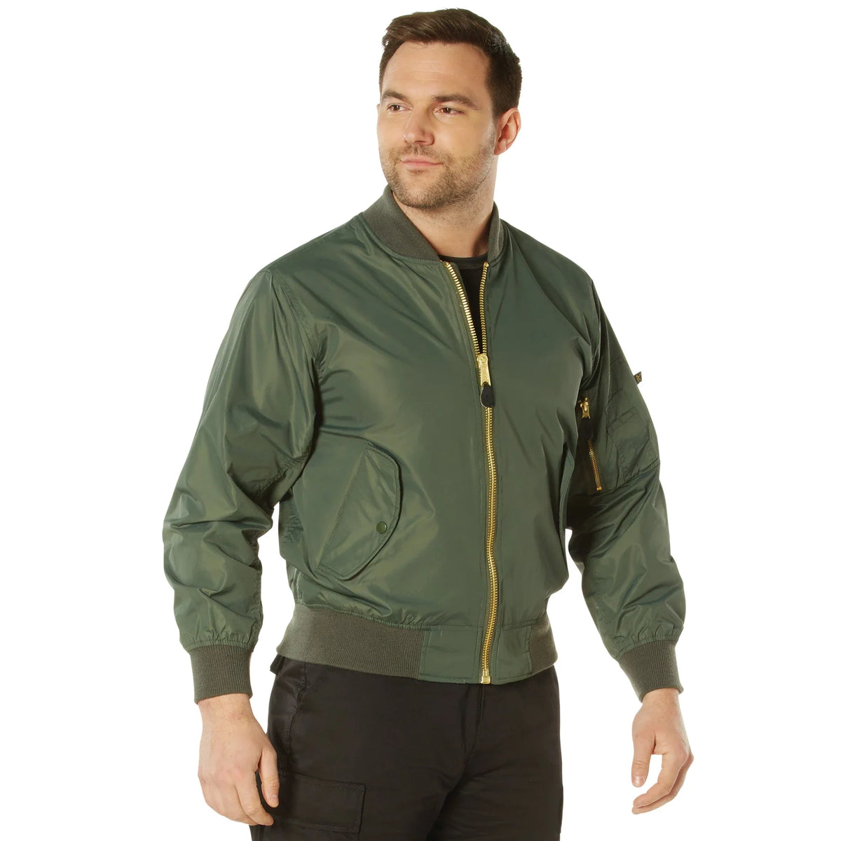 Lightweight Enhanced Nylon Ma-1 Flight Jacket